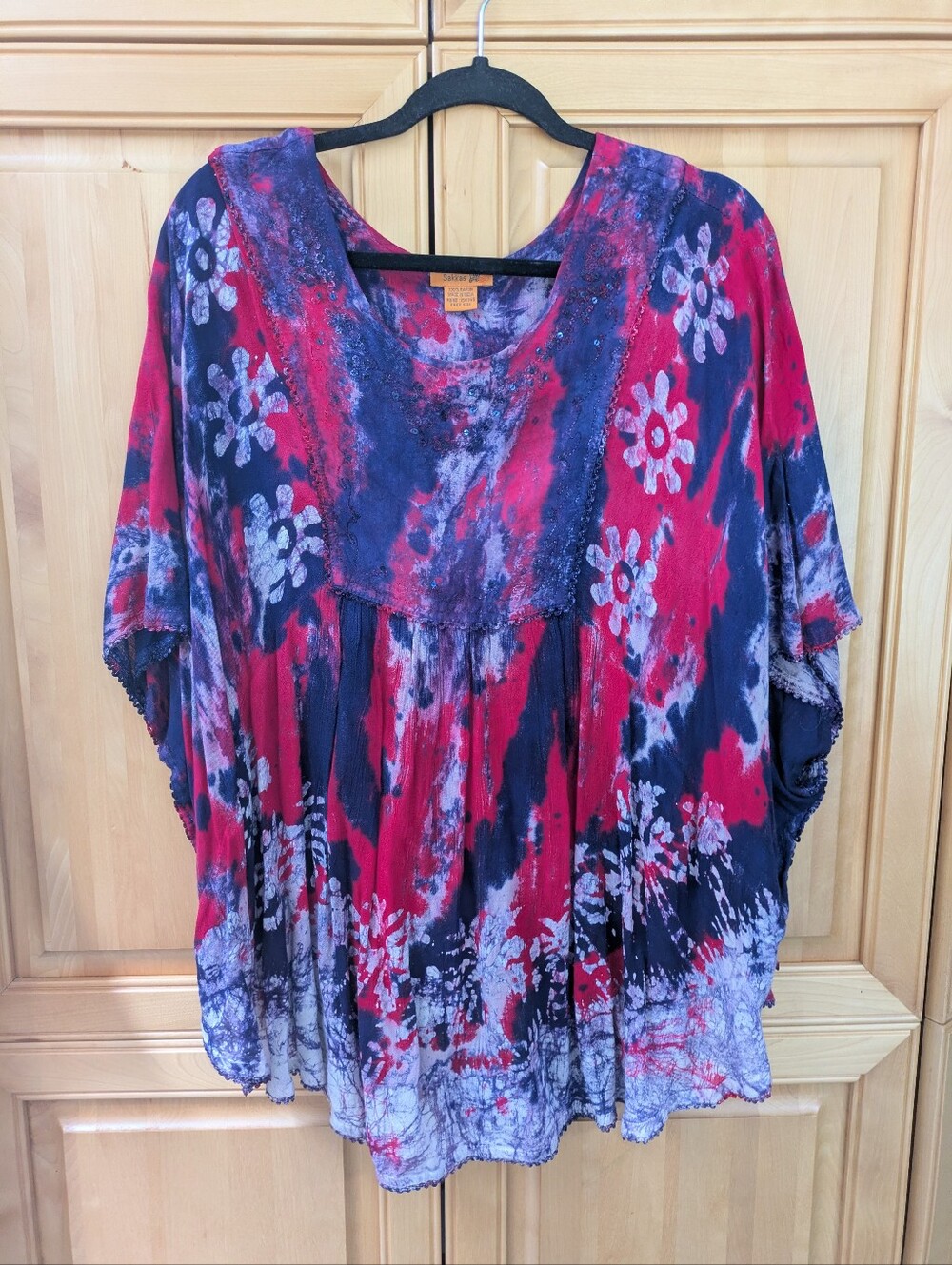 Sakkas Boho Cape-like Top O/S